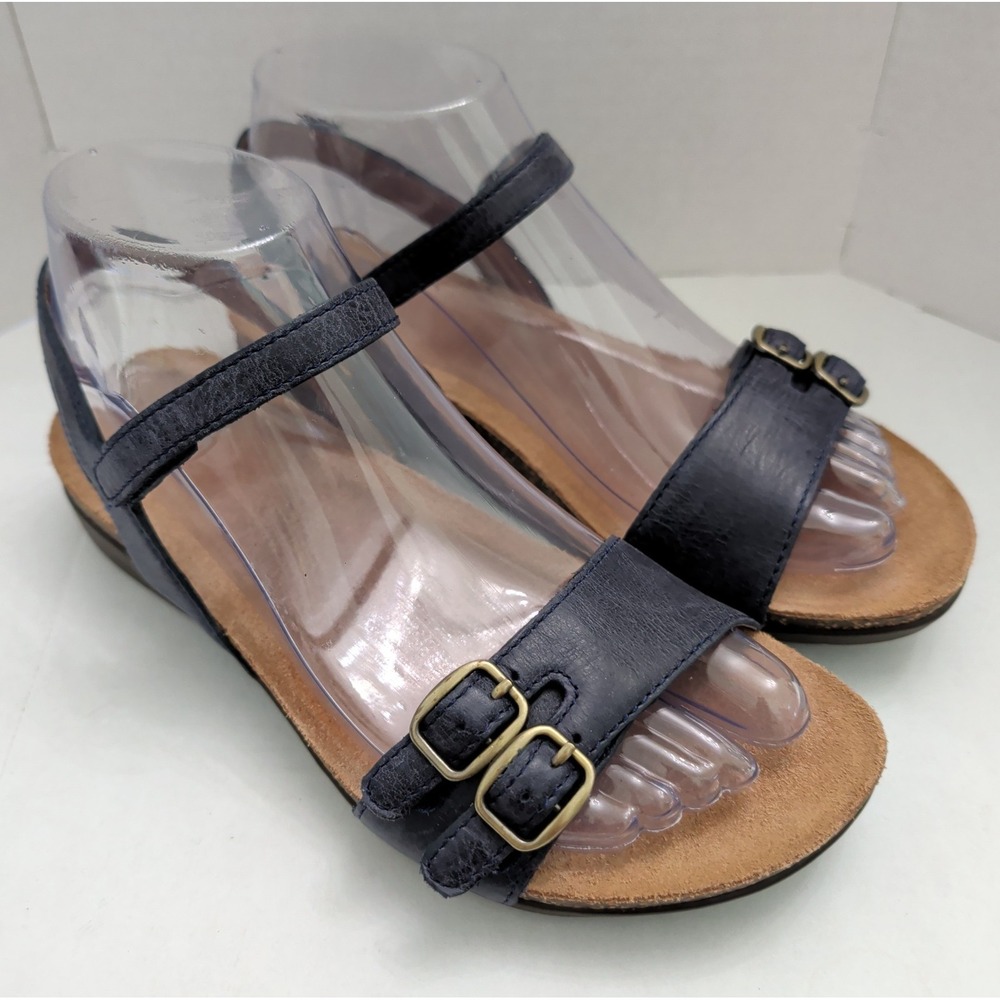 Dansko Rebekah Sandals Navy Blue EU 36 US 5.5-6 Strappy Leather Adjustable